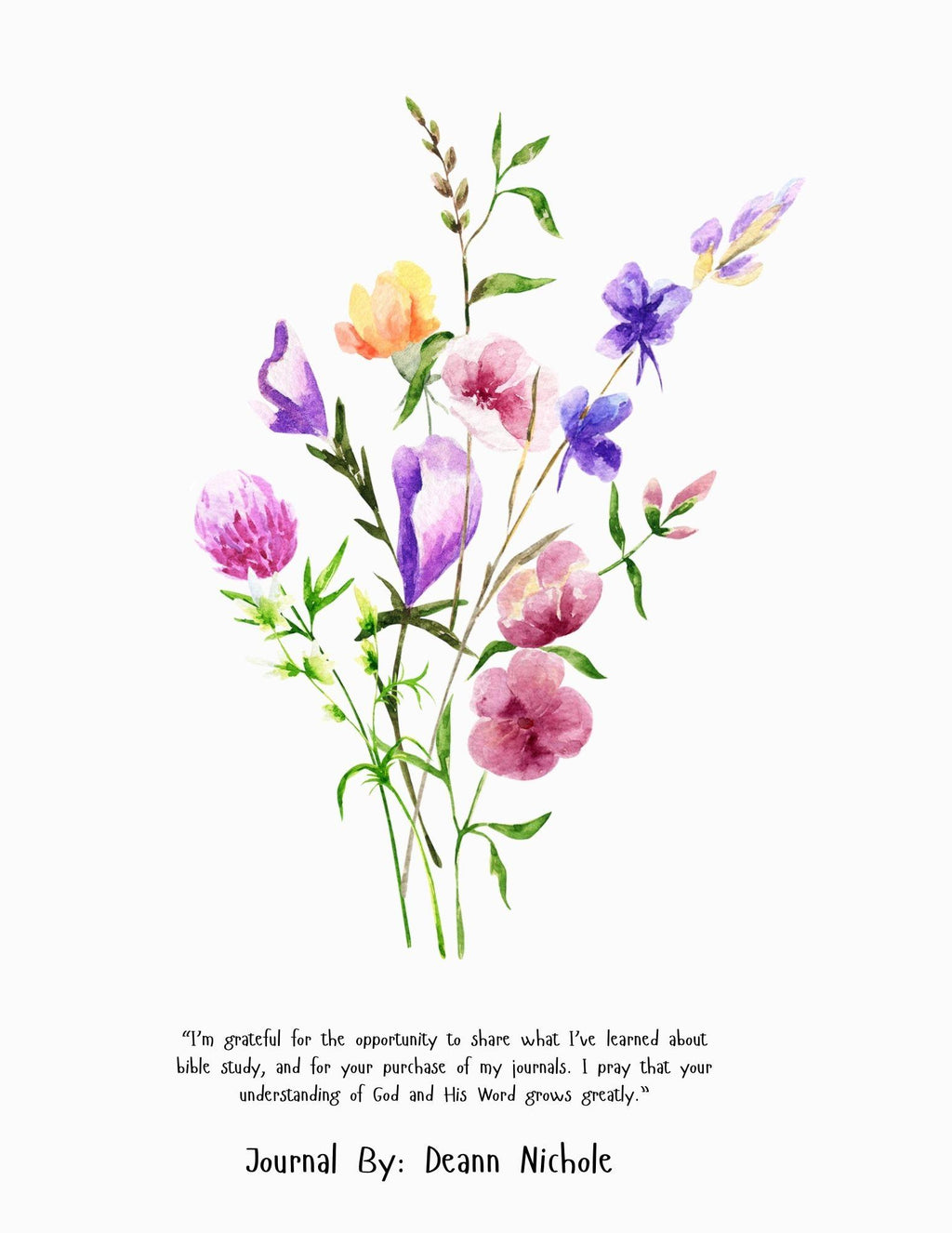 Bible Study Journal
