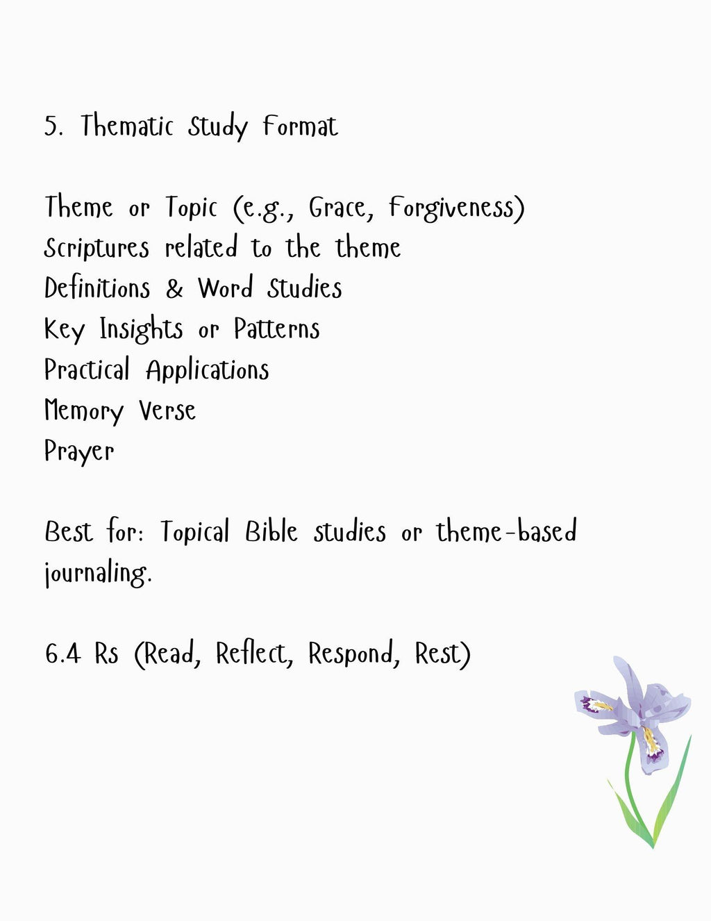 Bible Study Journal