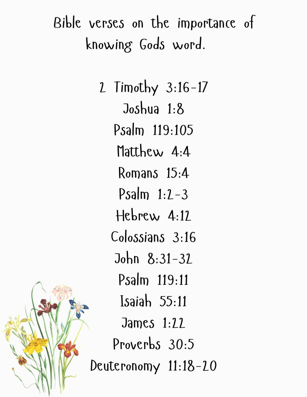 Bible Study Journal